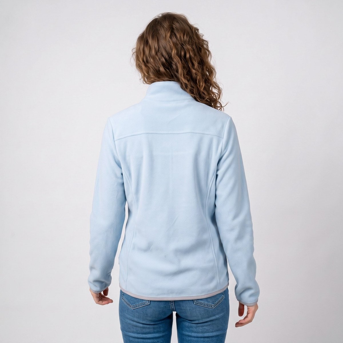 Chamarra de fleece para mujer con cuello alto y bolsillos | Greenlander - Greenlander