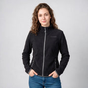 Chamarra de fleece para mujer con cuello alto y bolsillos | Greenlander - Greenlander