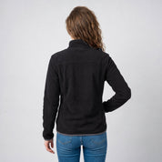 Chamarra de fleece para mujer con cuello alto y bolsillos | Greenlander - Greenlander