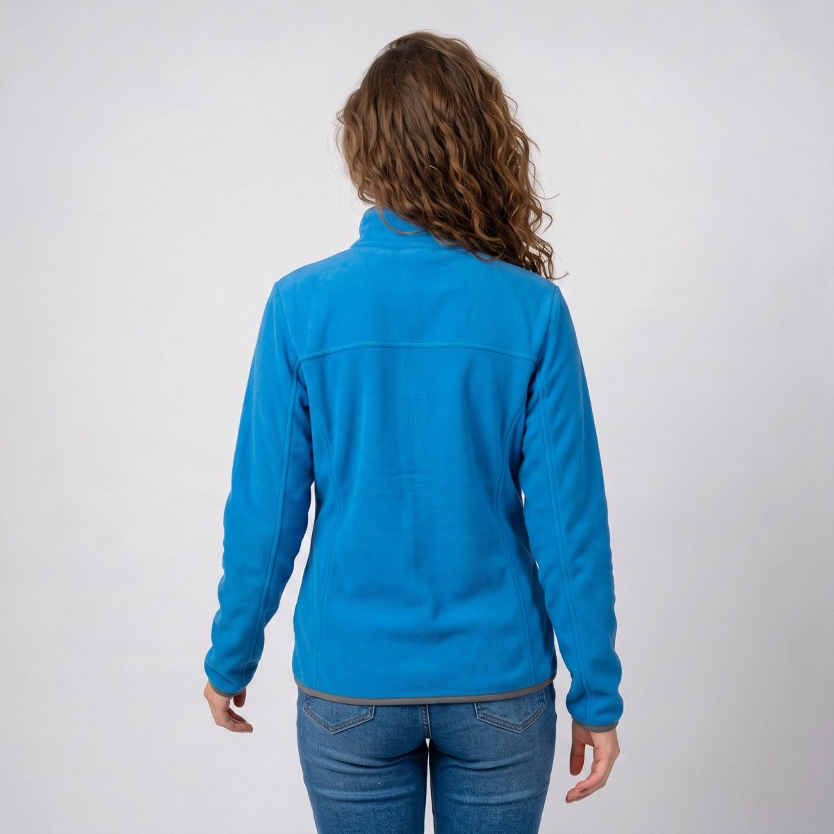 Chamarra de fleece para mujer con cuello alto y bolsillos | Greenlander - Greenlander