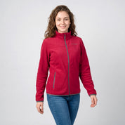 Chamarra de fleece para mujer con cuello alto y bolsillos | Greenlander - Greenlander