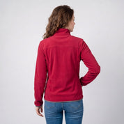 Chamarra de fleece para mujer con cuello alto y bolsillos | Greenlander - Greenlander