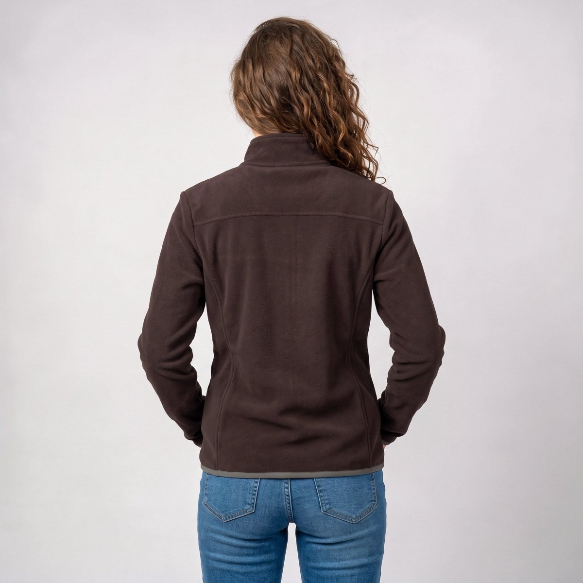 Chamarra de fleece para mujer con cuello alto y bolsillos | Greenlander - Greenlander