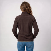 Chamarra de fleece para mujer con cuello alto y bolsillos | Greenlander - Greenlander