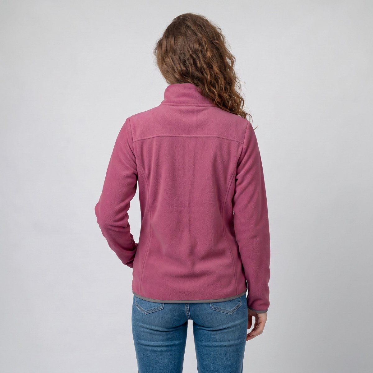 Chamarra de fleece para mujer con cuello alto y bolsillos | Greenlander - Greenlander