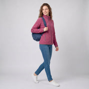 Chamarra de fleece para mujer con cuello alto y bolsillos | Greenlander - Greenlander