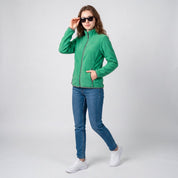 Chamarra de fleece para mujer con cuello alto y bolsillos | Greenlander - Greenlander