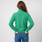 Chamarra de fleece para mujer con cuello alto y bolsillos | Greenlander - Greenlander