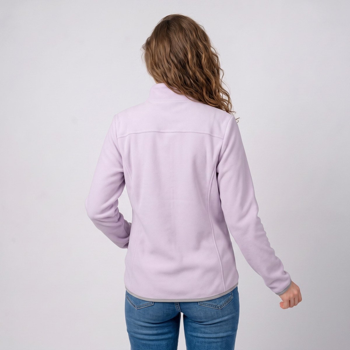 Chamarra de fleece para mujer con cuello alto y bolsillos | Greenlander - Greenlander