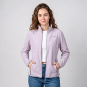 Chamarra de fleece para mujer con cuello alto y bolsillos | Greenlander - Greenlander