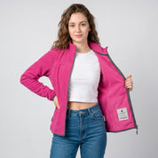 Chamarra de fleece para mujer con cuello alto y bolsillos | Greenlander - Greenlander