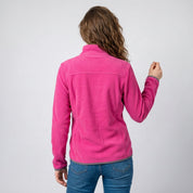 Chamarra de fleece para mujer con cuello alto y bolsillos | Greenlander - Greenlander