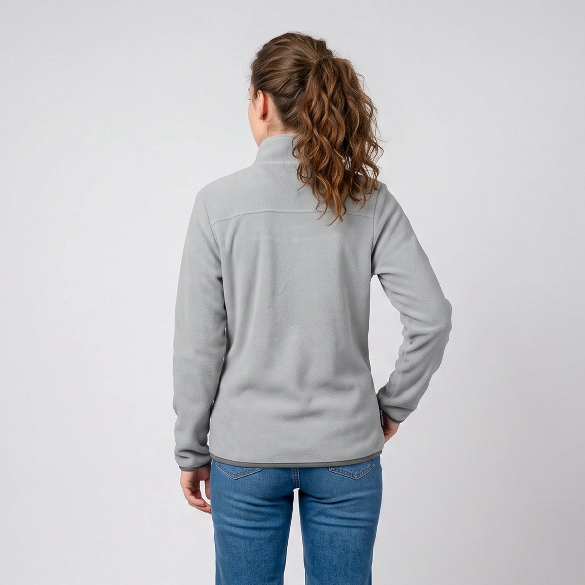 Chamarra de fleece para mujer con cuello alto y bolsillos | Greenlander - Greenlander