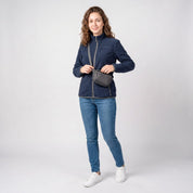 Chamarra de fleece para mujer con cuello alto y bolsillos | Greenlander - Greenlander