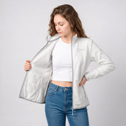 Chamarra de fleece para mujer con cuello alto y bolsillos | Greenlander - Greenlander