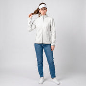 Chamarra de fleece para mujer con cuello alto y bolsillos | Greenlander - Greenlander