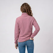 Chamarra de fleece para mujer con cuello alto y bolsillos | Greenlander - Greenlander