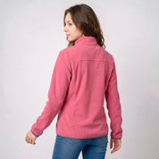 Chamarra de fleece para mujer con cuello alto y bolsillos | Greenlander - Greenlander