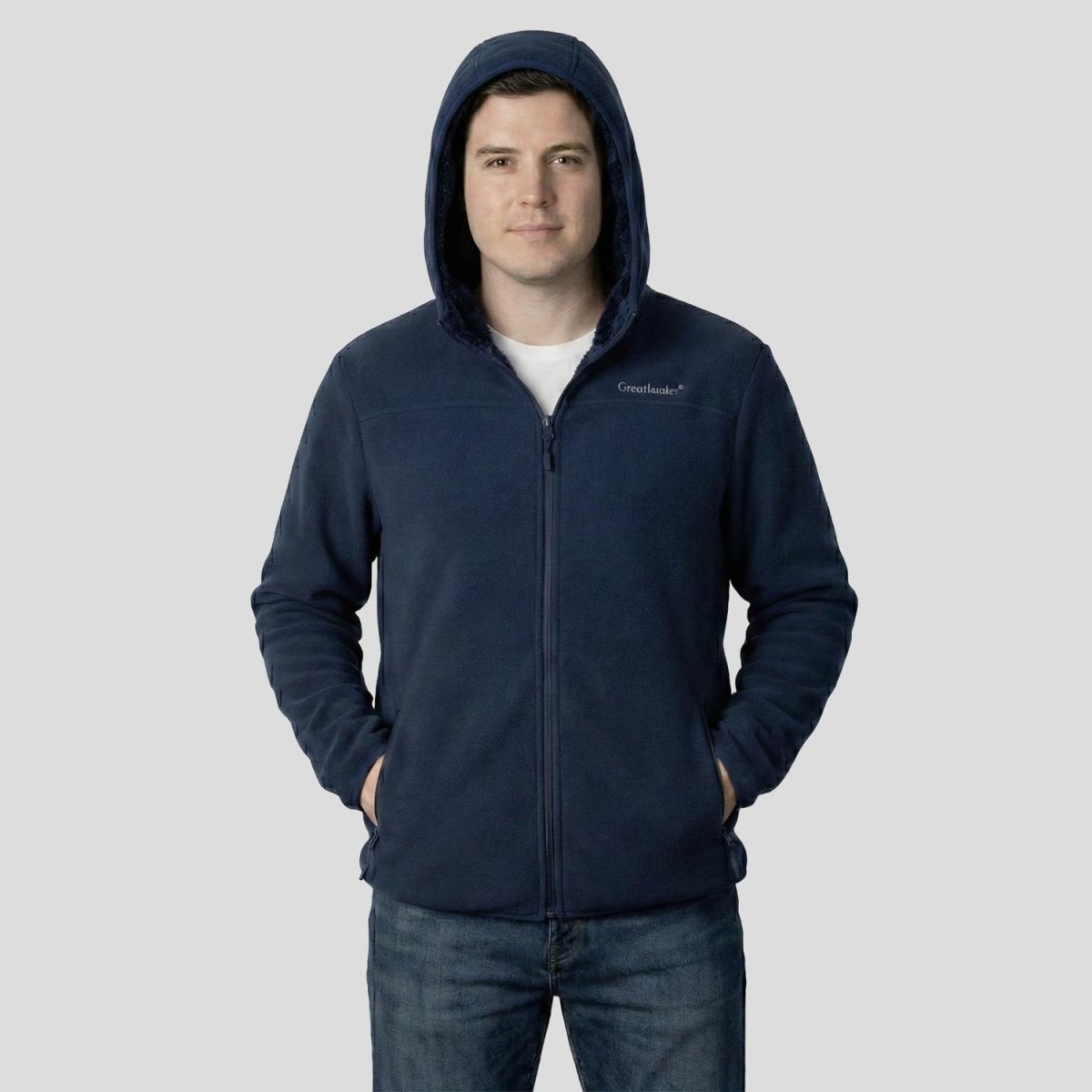 Chamarra de fleece plus size para hombre Greenlander - Greenlander