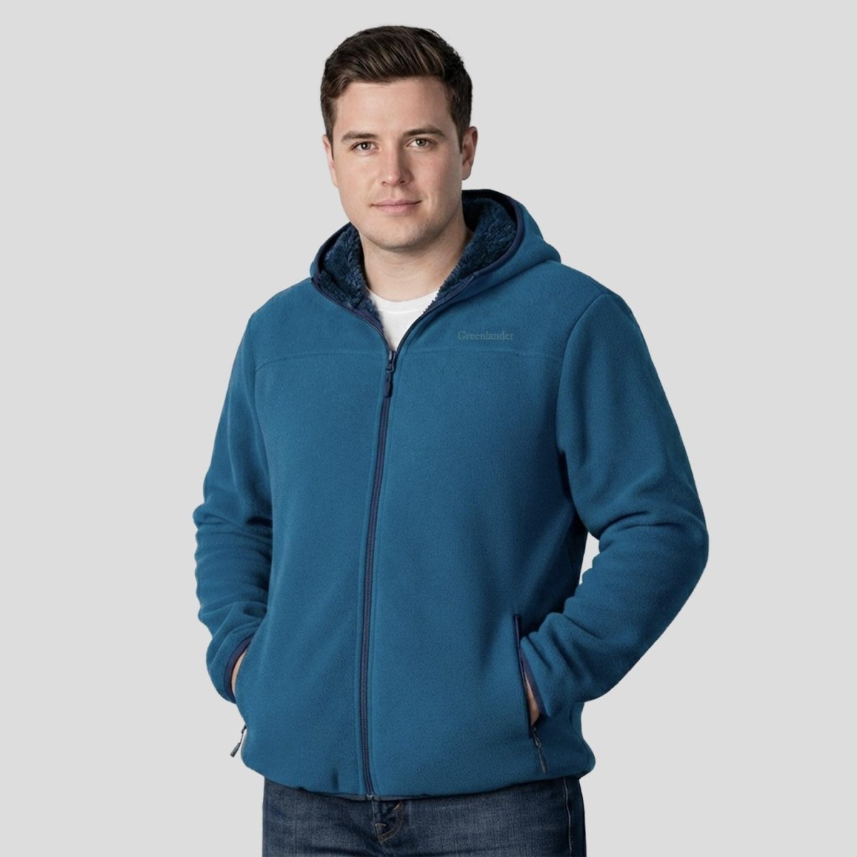 Chamarra de fleece plus size para hombre Greenlander - Greenlander