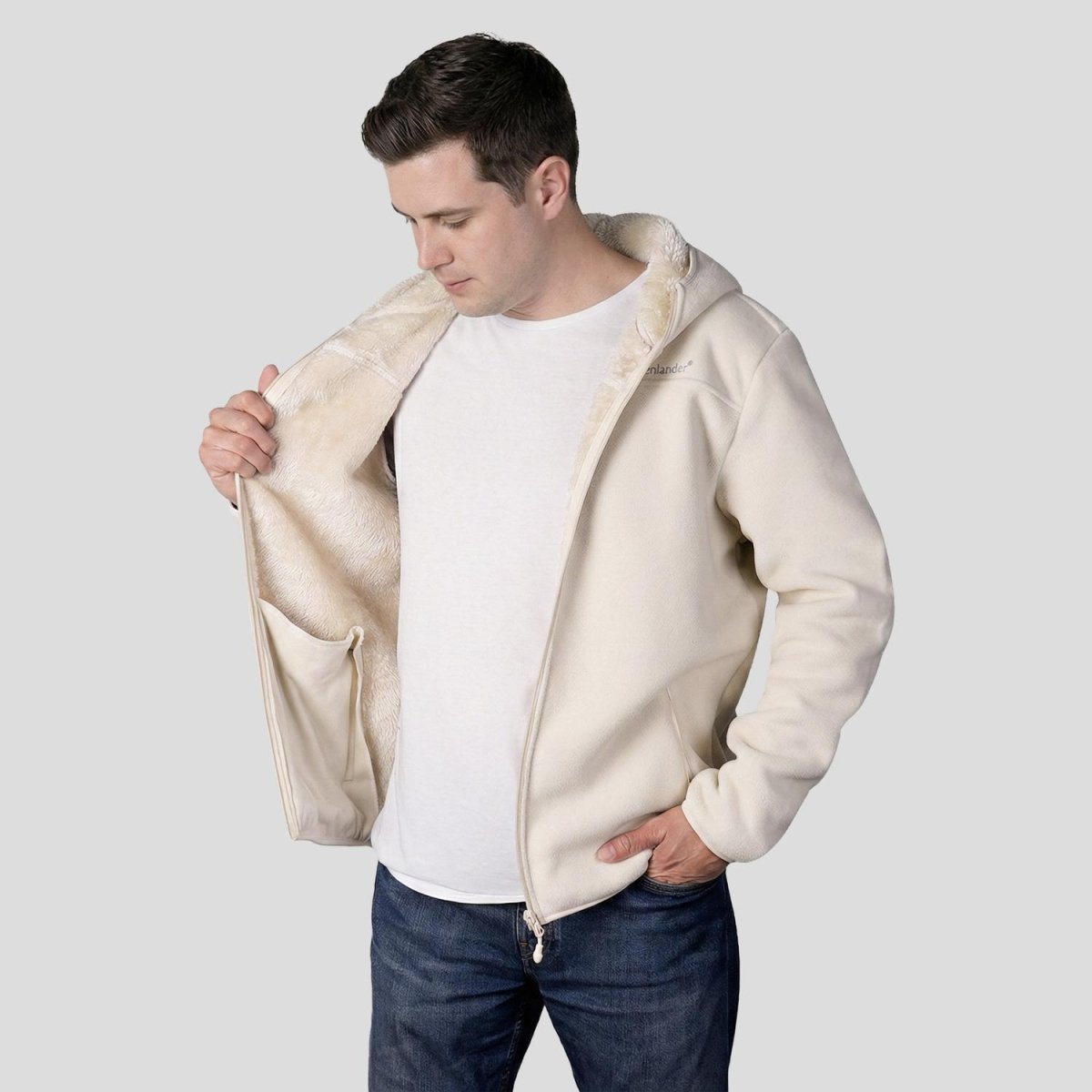 Chamarra de fleece plus size para hombre Greenlander - Greenlander