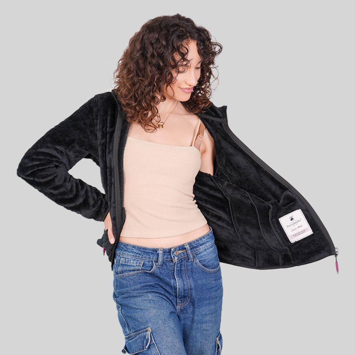 Chamarra de fur para mujer con bolsillos Greenlander - Greenlander