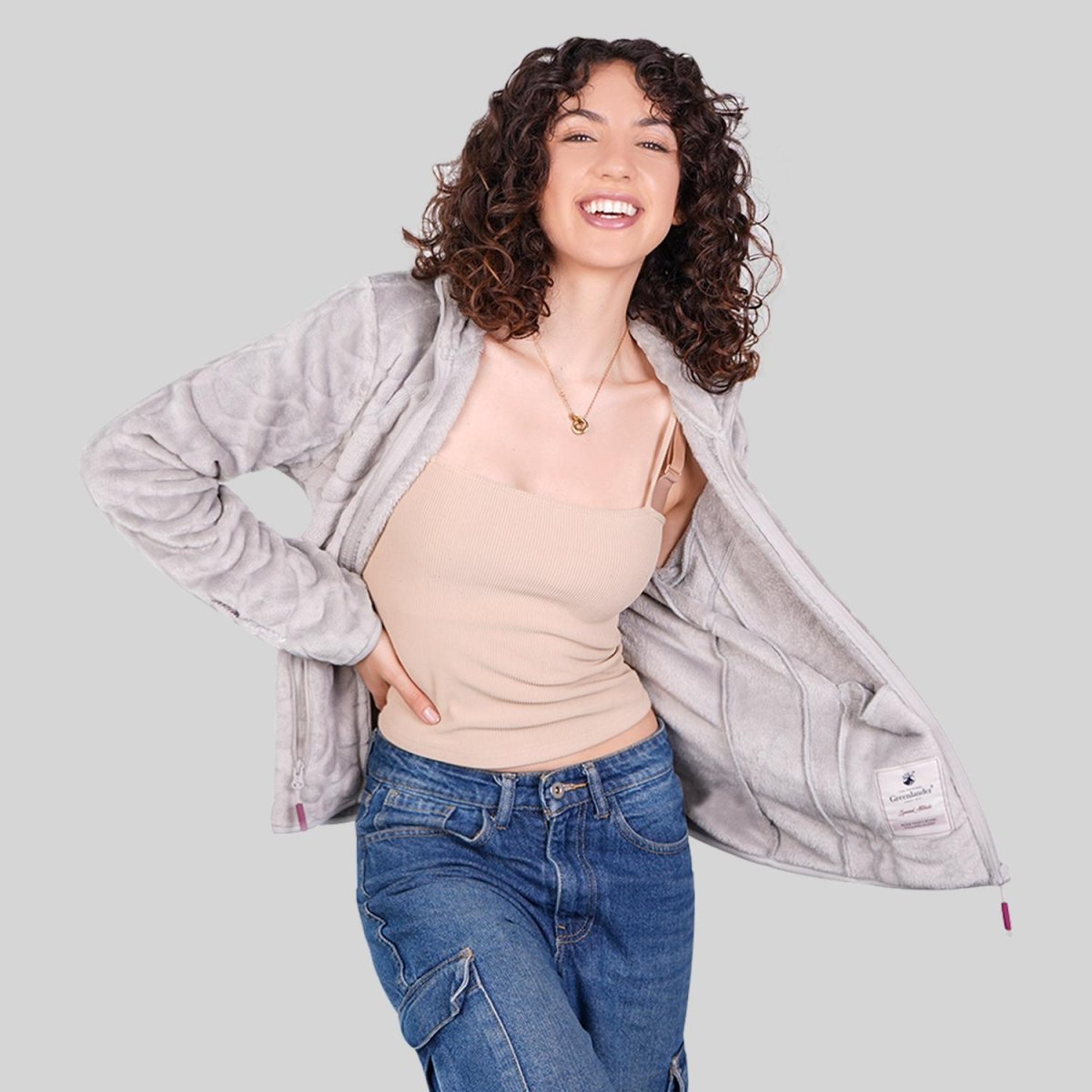 Chamarra de fur para mujer con bolsillos Greenlander - Greenlander