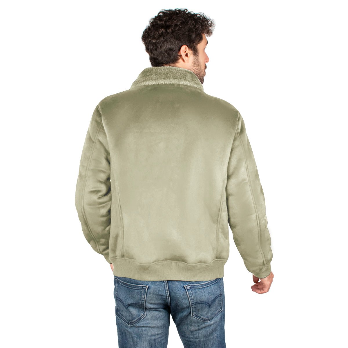 Chamarra De Gamuza Cuello Fur Hombre - The Original Greenlander