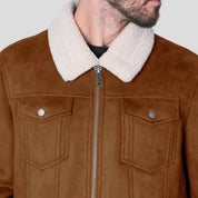 Chamarra de Gamuza para Hombre con Forro de Borrega | Greenlander - Greenlander