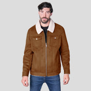 Chamarra de Gamuza para Hombre con Forro de Borrega | Greenlander - Greenlander
