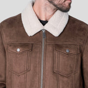 Chamarra de Gamuza para Hombre con Forro de Borrega | Greenlander - Greenlander