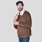 Chamarra de Gamuza para Hombre con Forro de Borrega | Greenlander - Greenlander