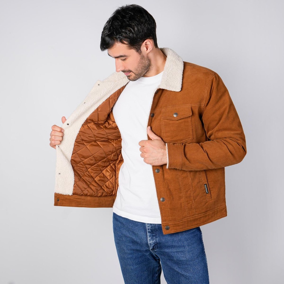 Chamarra de pana para hombre con bolsillos Greenlander - Greenlander