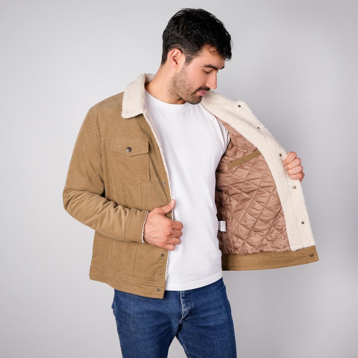 Chamarra de pana para hombre con bolsillos Greenlander - Greenlander