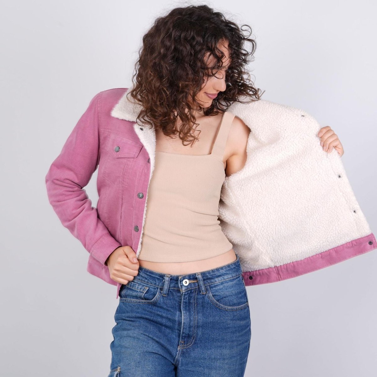 Chamarra de pana para mujer con bolsillos Greenlander - Greenlander