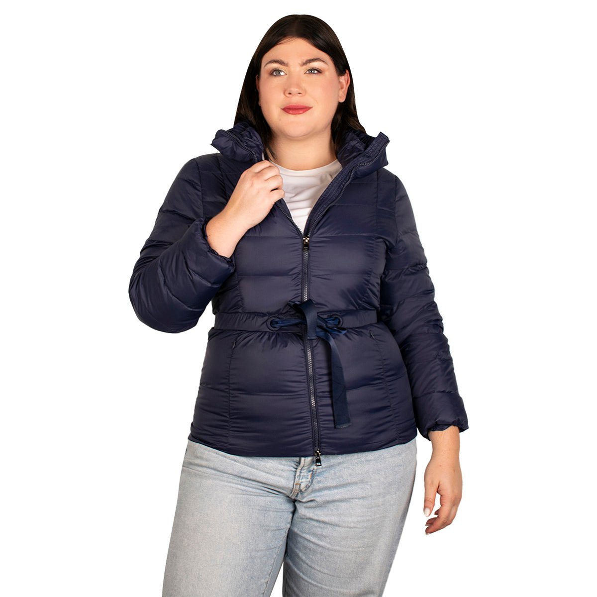 Chamarra De Pluma Capitonada Mujer Plus Size - The Original Greenlander