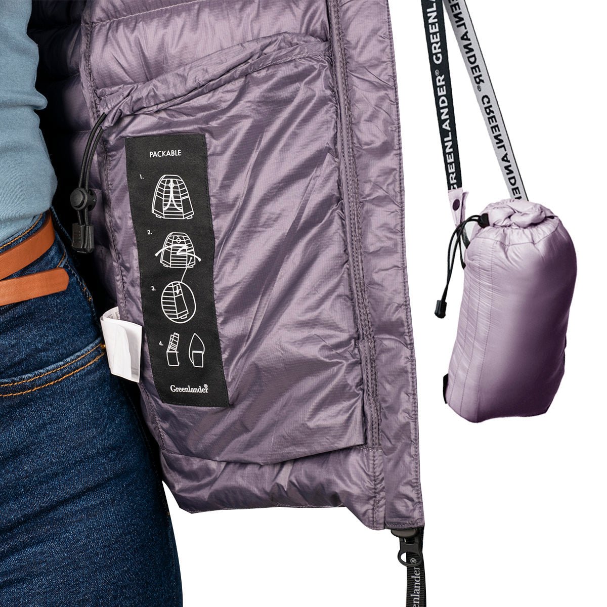 Chamarra De Pluma Mujer Greenlander - The Original Greenlander
