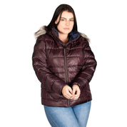 Chamarra De Pluma Plus Size Mujer - Greenlander