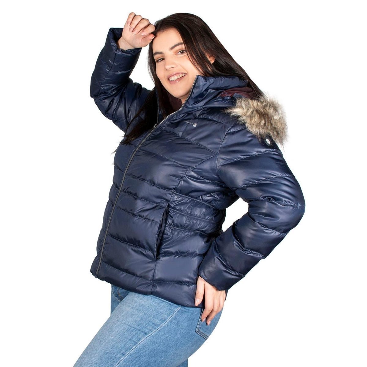 Chamarra De Pluma Plus Size Mujer - Greenlander
