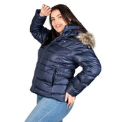 Chamarra De Pluma Plus Size Mujer - Greenlander