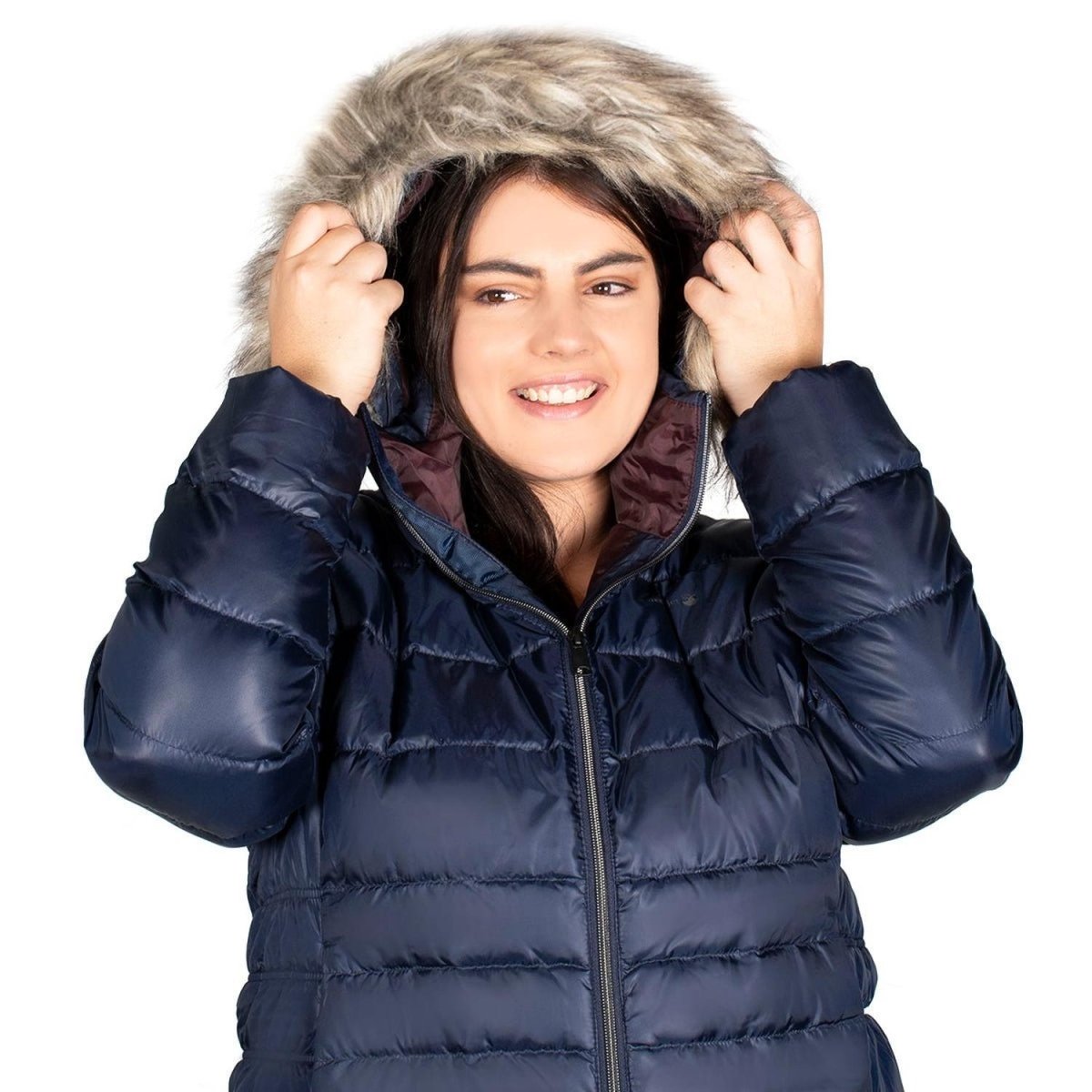 Chamarra De Pluma Plus Size Mujer - Greenlander