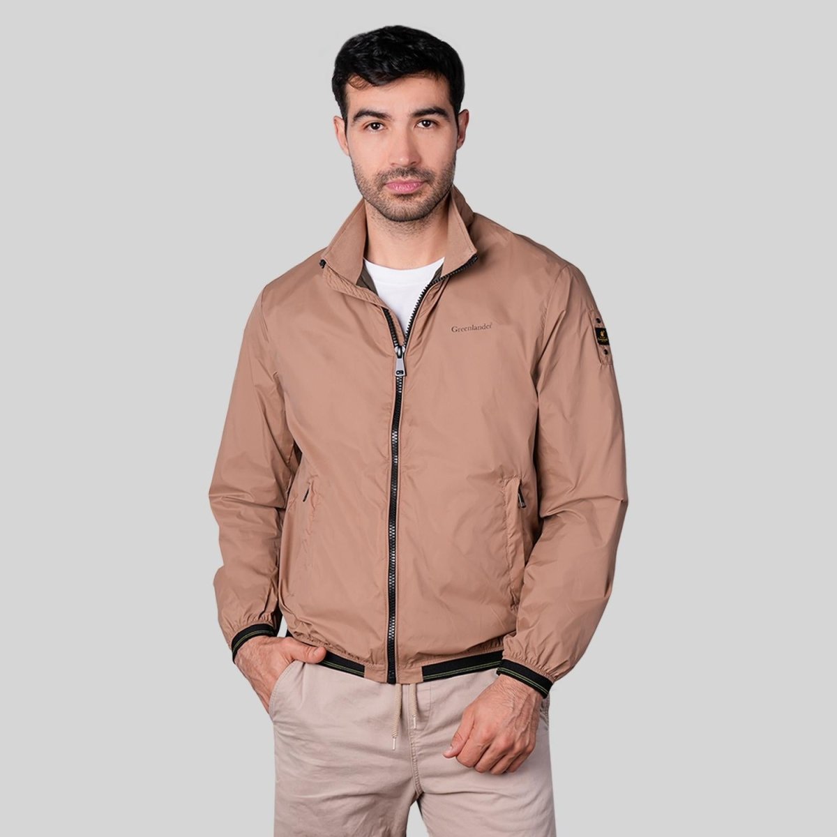 Chamarra de poliéster para hombre con bolsillos externos e internos Greenlander - Greenlander