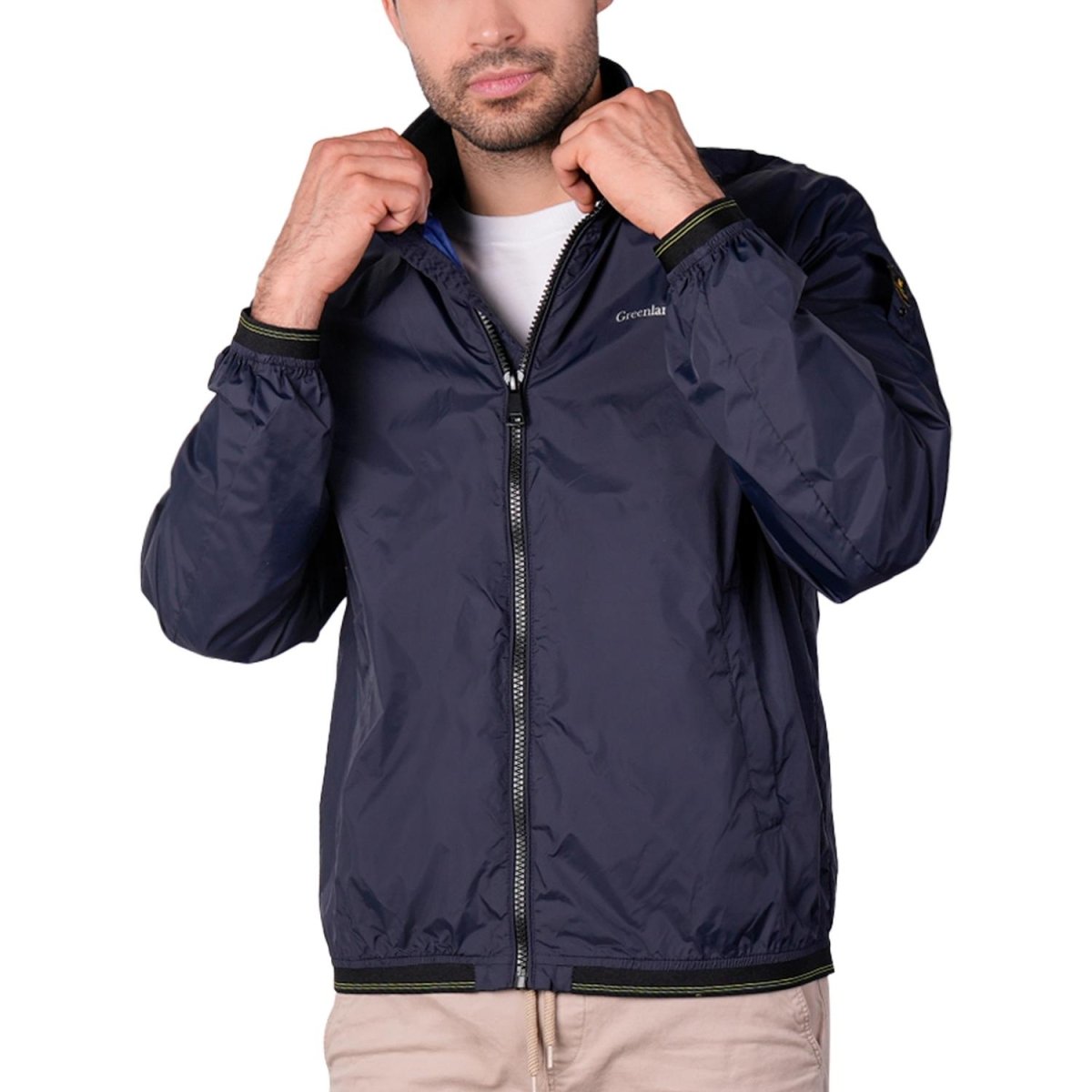 Chamarra de poliéster para hombre con bolsillos externos e internos Greenlander - Greenlander
