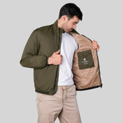 Chamarra de poliéster para hombre con bolsillos externos e internos Greenlander - Greenlander