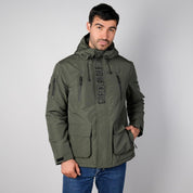 Chamarra de poliéster para hombre con capucha y múltiples bolsillos Greenlander - Greenlander