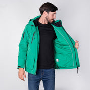 Chamarra de Poliéster para Hombre con Gorro y Bolsillos | Greenlander - Greenlander