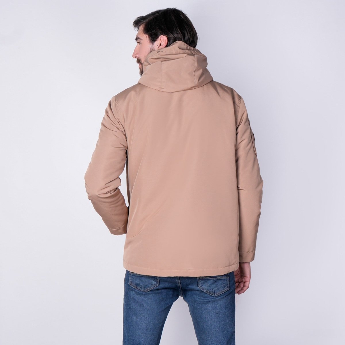 Chamarra de Poliéster para Hombre con Gorro y Bolsillos | Greenlander - Greenlander