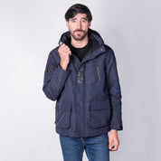 Chamarra de Poliéster para Hombre con Gorro y Bolsillos | Greenlander - Greenlander