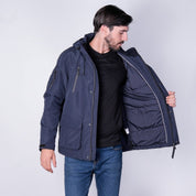Chamarra de Poliéster para Hombre con Gorro y Bolsillos | Greenlander - Greenlander