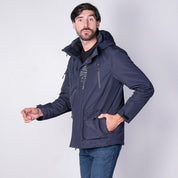 Chamarra de Poliéster para Hombre con Gorro y Bolsillos | Greenlander - Greenlander